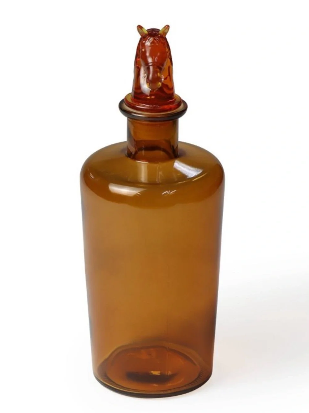 New! Amber Glass Decanter with Horse Head Stopper by Target Bullseye Playground